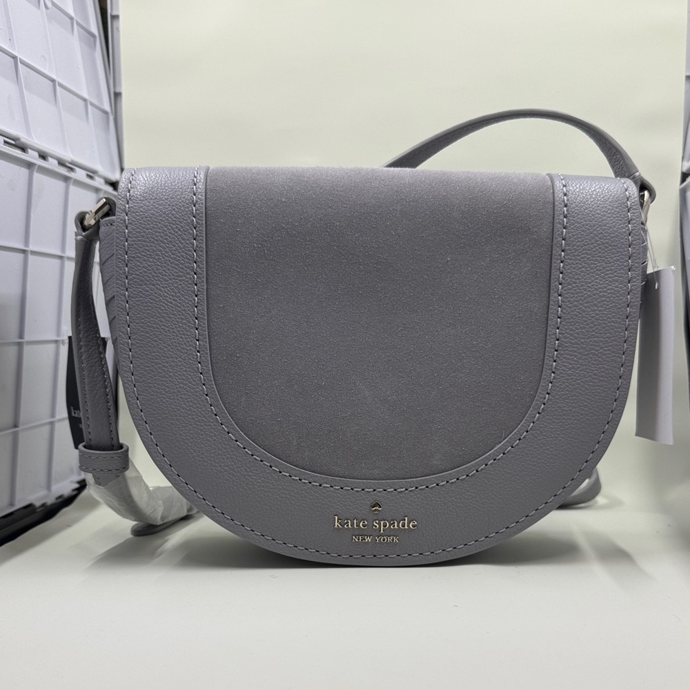 Kate Spade Elegant Silver Crossbody Bag